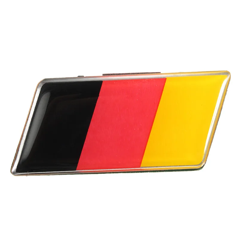 1 шт. Немецкий флаг эмлема на передней решетке для Volkswagen Scirocco GOLF 7 Golf 6 Polo GTI VW Tiguan для Audi A4 A6 автомобильные аксессуары