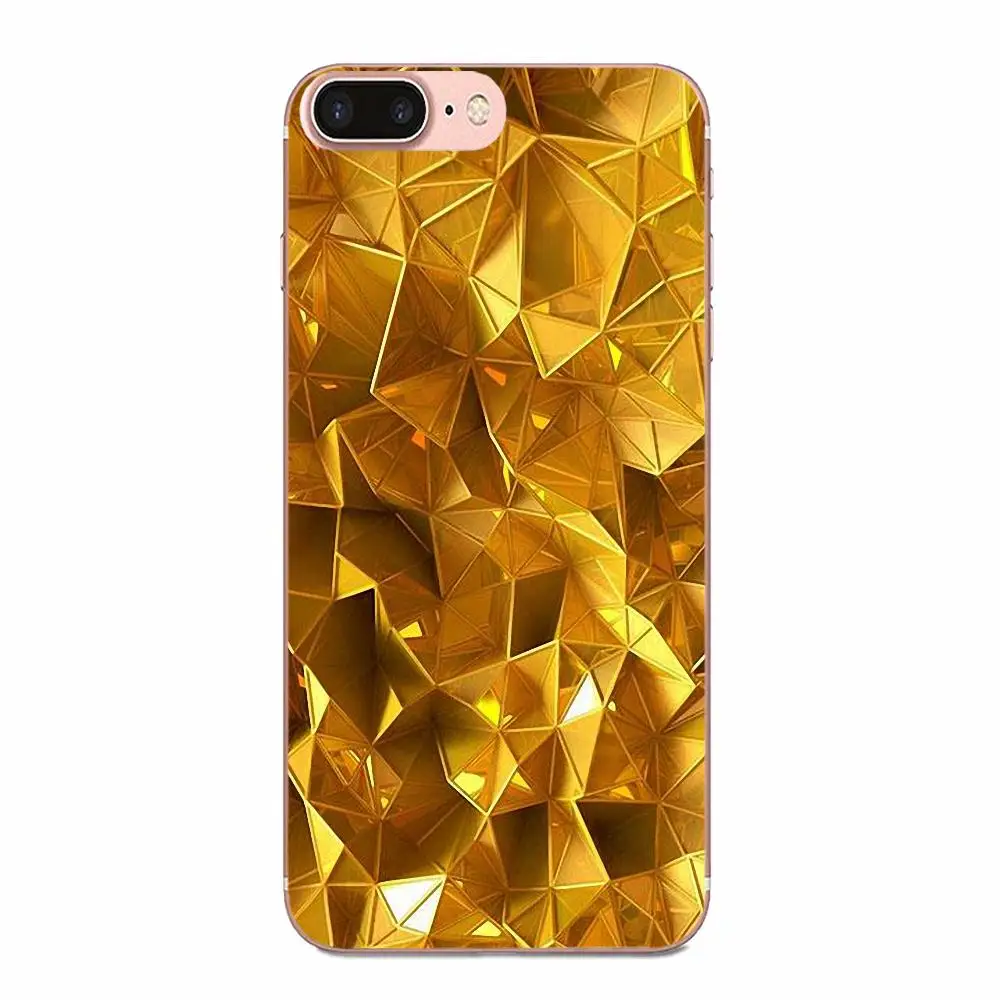 Черный чехол для телефона huawei P7 P8 P9 P10 P20 P30 Lite Mini Plus Pro Y9 Prime P Smart Z черный и золотой бриллиант - Цвет: as picture