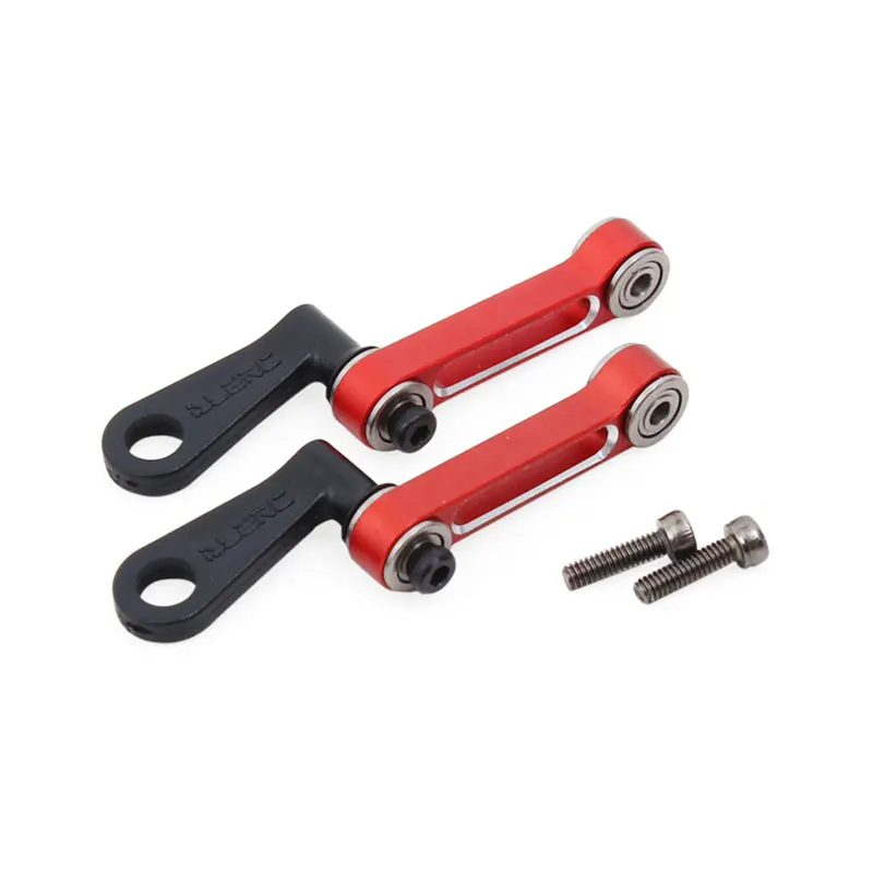 ALZRC - Devil 380 FAST Metal Radius Arm Set- Red RC Helicopter Parts D380F04-R
