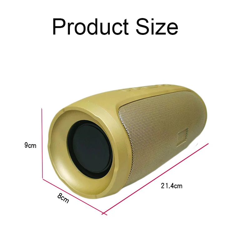 20W IPX7 waterproof bluetooth speaker Charge4 bass dual diaphragm stereo subwoofer portable With mobile power USB TF FM soundbox