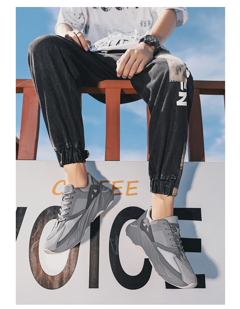 High Quality Outdoor Walking Shoes Autumn New Men Casual Shoes Comfortable Breathable Men Shoes Rubber Hard-Wearing Man Sneakers