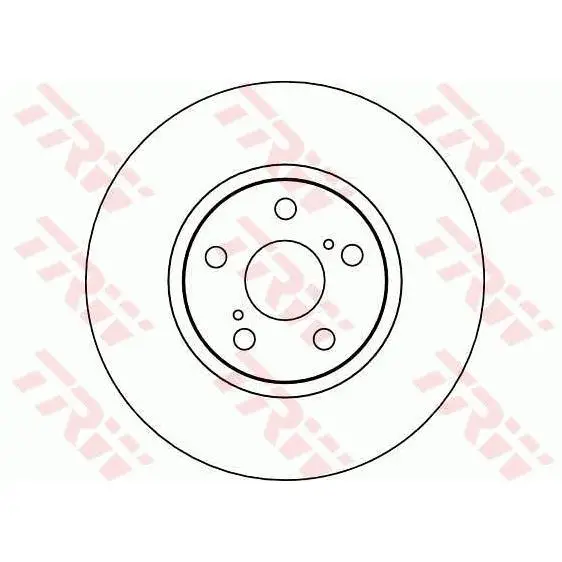 Диск тормозной передний Toyota Celica 1.6/2.0 90 TRW DF4100