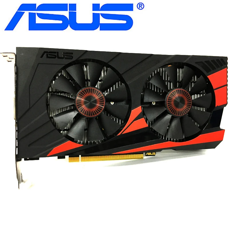 Видеокарта ASUS GTX 950 2 Гб 750 бит GDDR5 видеокарты для nVIDIA VGA карты Geforce GTX950 б/у мощнее чем