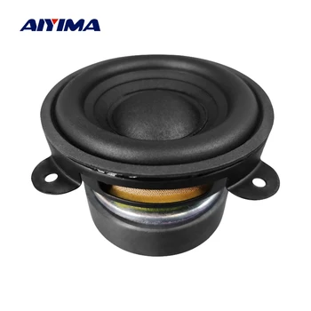 

AIYIMA 1Pcs 3.5 Woofer Speaker Bass Long Stroke Subwoofer Audio Sound Speaker 4 Ohm 50W HiFi Home Theater Music Loudspeaker DIY