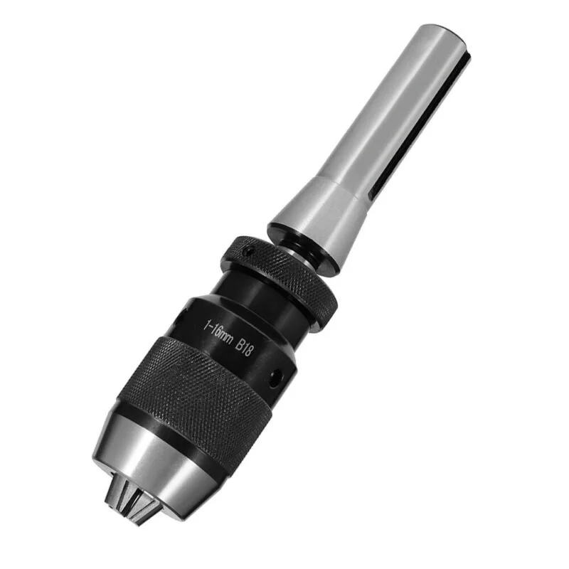 New Keyless 1/32"- 5/8" Drill Chuck Self Tighten With R8 Shank Set JT6 Mount gripping force drill presses lathes spindle