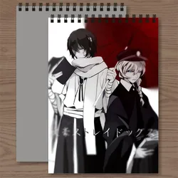 Bungo – carnet de croquis dessin animé chiens errants A4, carnet de croquis d'art pour étudiants, livre de peinture blanc, papier Beige, papeterie fournitures scolaires 