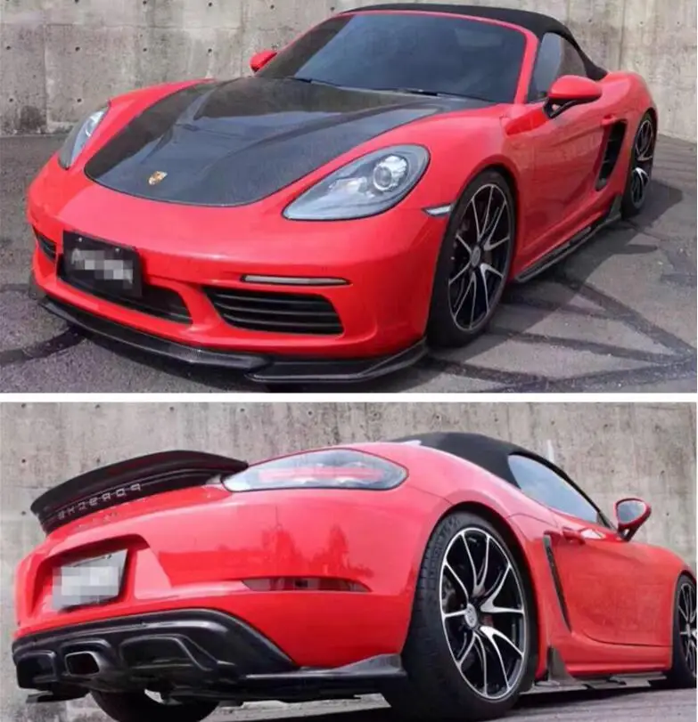 Передняя губа и задний бампер из углеродного волокна диффузор крыло багажника