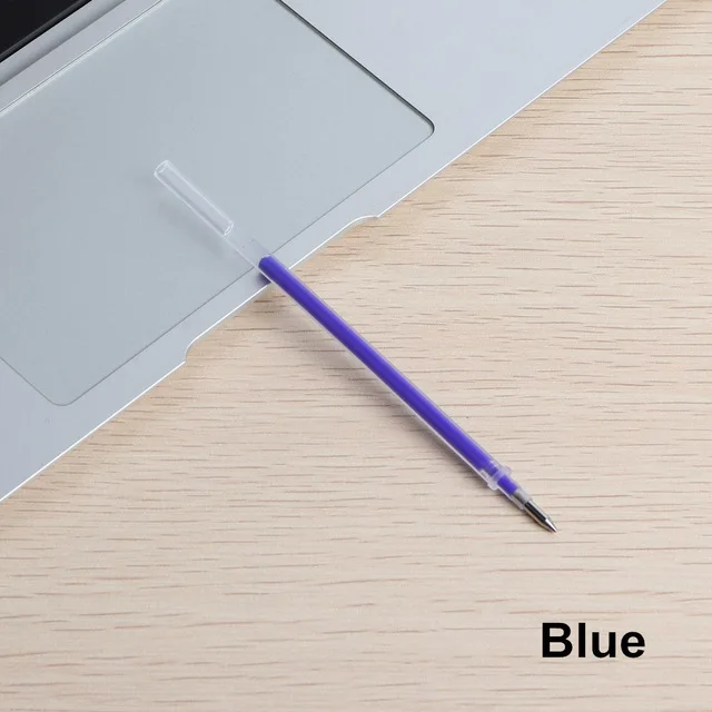 8 шт набор стираемых ручек цветные 8 цветов гелевые ручки для школы, офиса, креативные инструменты для рисования, студенческие канцелярские принадлежности 0,5 мм - Цвет: 8PCS Refills Blue