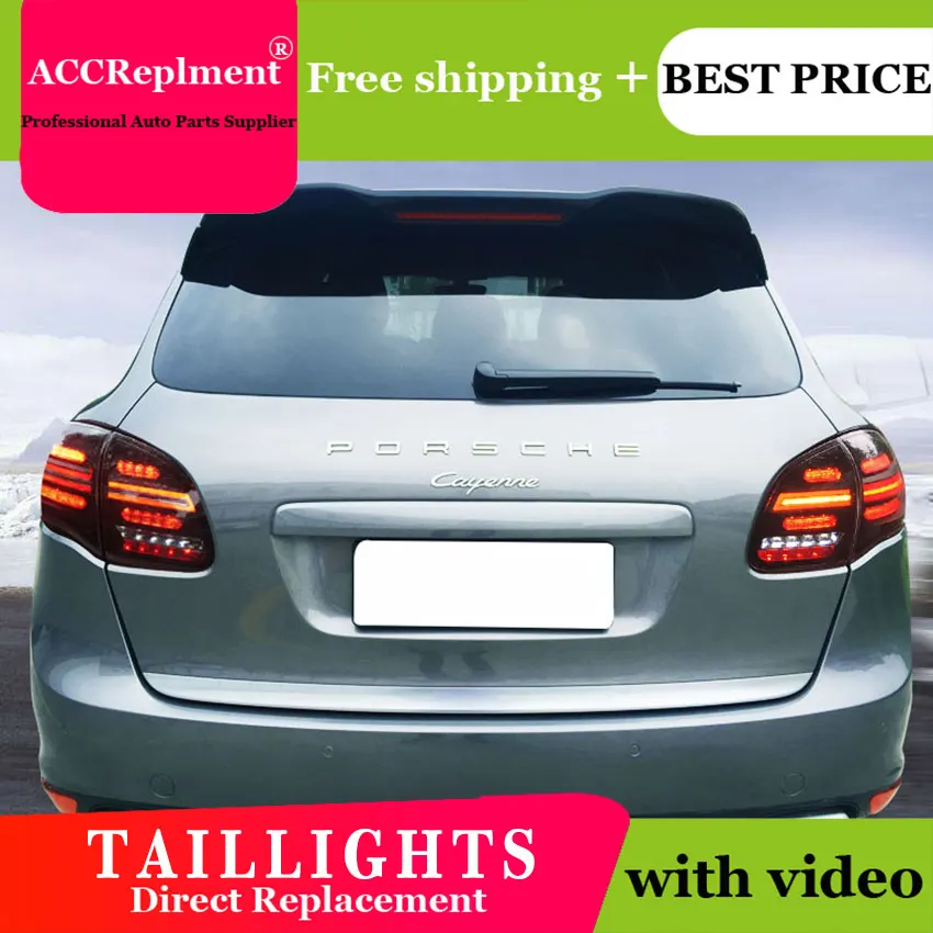 Автомобильный Стайлинг для Porsche Cayenne задний светильник s 2011- для Cayenne светодиодный задний фонарь+ сигнал поворота+ тормоз+ задний светодиодный светильник