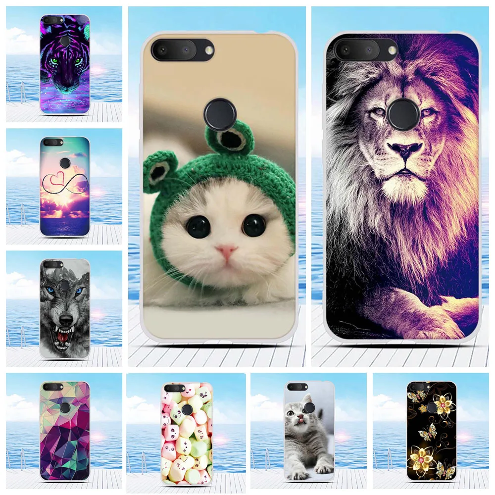 

Cover For alcatel 1s 2019 Case TPU Cute Coque For Alcatel 1S 5024D 2019 Silicone Stylish Pattern 5.5 inch Case Bumper Coque