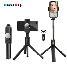 3 в 1 Беспроводная Bluetooth селфи палка складной мини штатив выдвижной монопод универсальный для iPhone X 8 7 6s для samsung/huawei