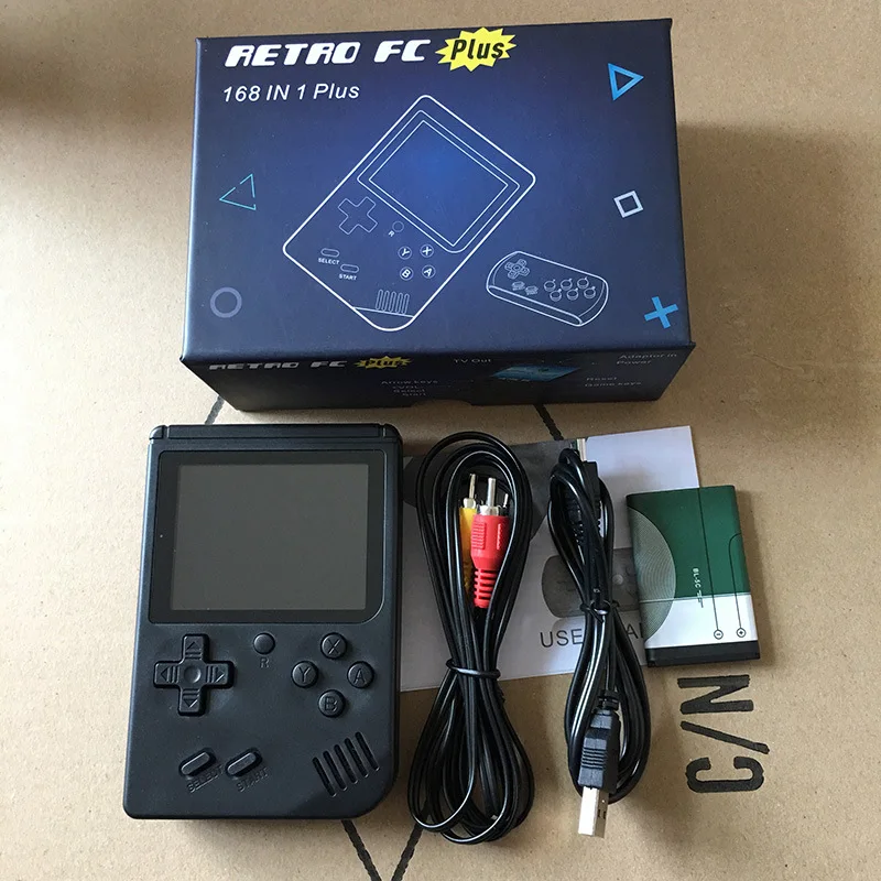 Coolbaby RS-6A Ретро Портативный мини портативная игровая консоль Gameboy 8-битный ЖК-дисплей детская Цвет ТВ игровой плеер встроенный 168 игр