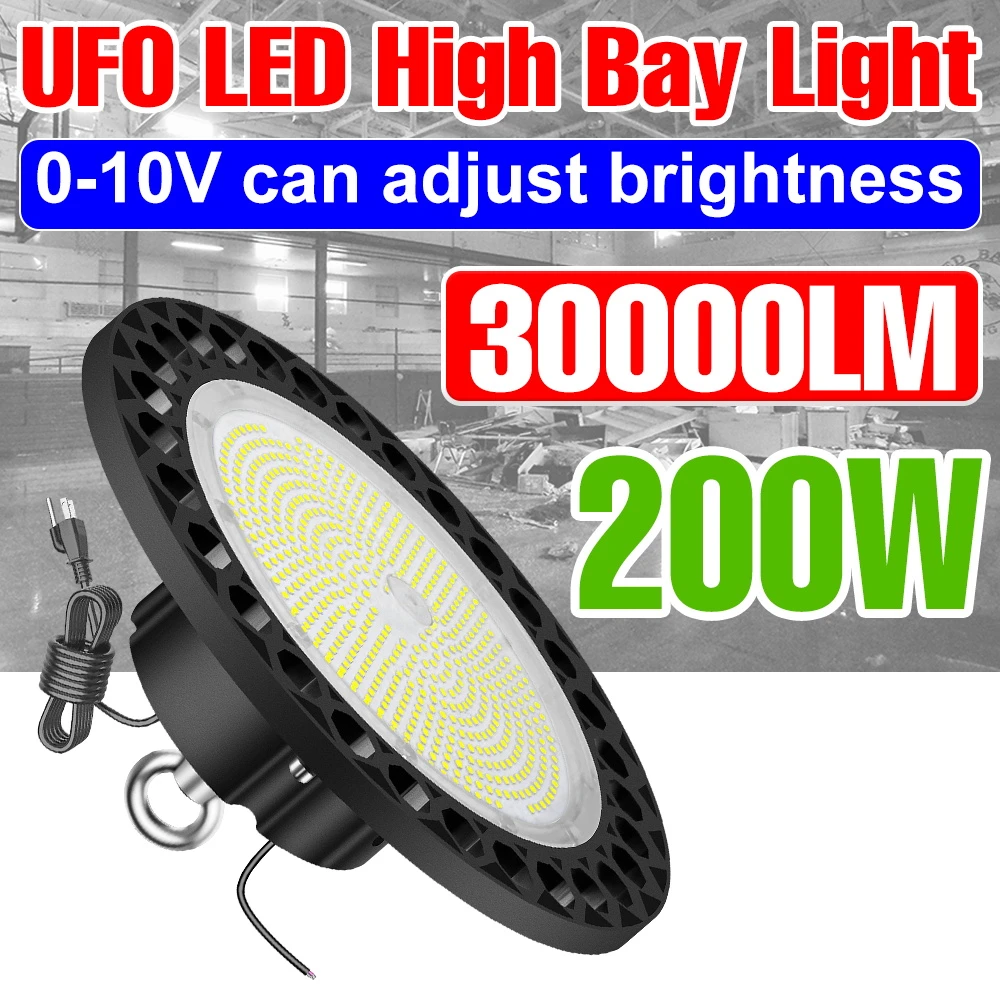 Geheugen Polair Betasten Ufo High Bay Dimmable Lamp | High Bay Industrial Led | Led Lamps 220v  Garage - 100w Bulb - Aliexpress