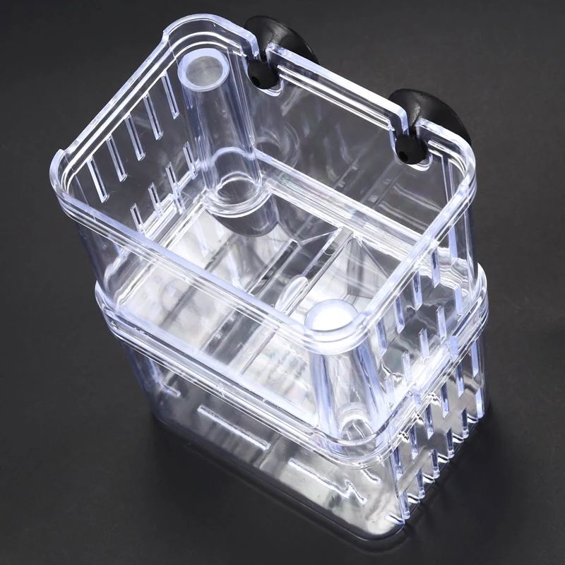 Розничная прозрачный пластик для разведения рыб в аквариуме коробка изоляция инкубатора