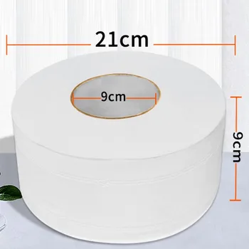 

Jumbo Roll Toilet Paper Kitchen Bathroom 4-Layer Roll Paper Soft White Toilet Tissue Native Wood Pulp Home Rolling Paper