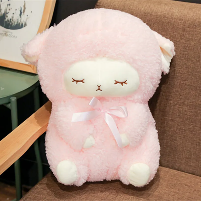 Прекрасный 1 шт. 30 см/40 см Супер Kawaii спящие плюшевые игрушки овцы Дети Прекрасный Альпака животных мягкие куклы дети подарки на день рождения
