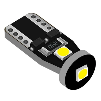 

1PCS T10 3 SMD 3030 LED W5W 168 501 3SMD Auto Wedge Tail Side Lamp Car Marker Light Interior Dome Reading Bulb Canbus No Error