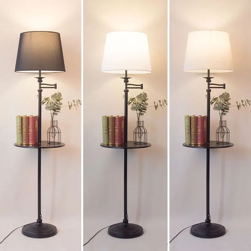 Nordic Storage Tray Floor Lamp Simple Decoration Home Living Room