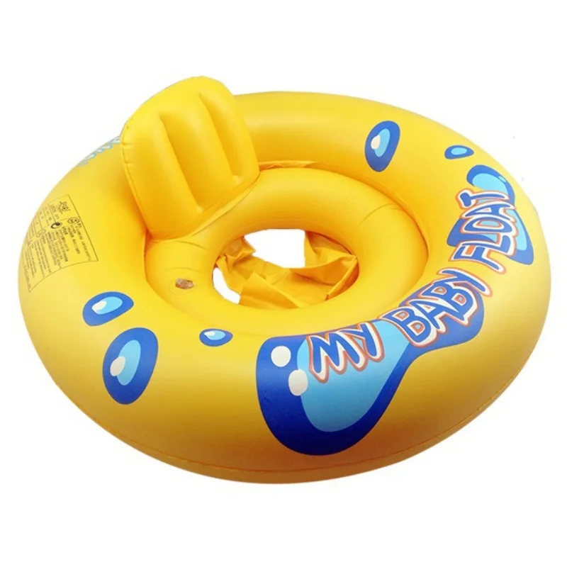 2 in 1 Infant Kids Baby Swimming Seat Swimming Pool Float Ring Inflatable Pool Float Circle for Newborn
