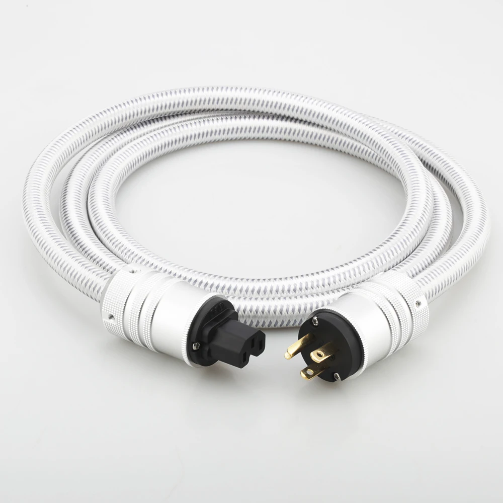 Hifi Audio Us Power Cord Cable Power Cable Subwoofer Audio Cable