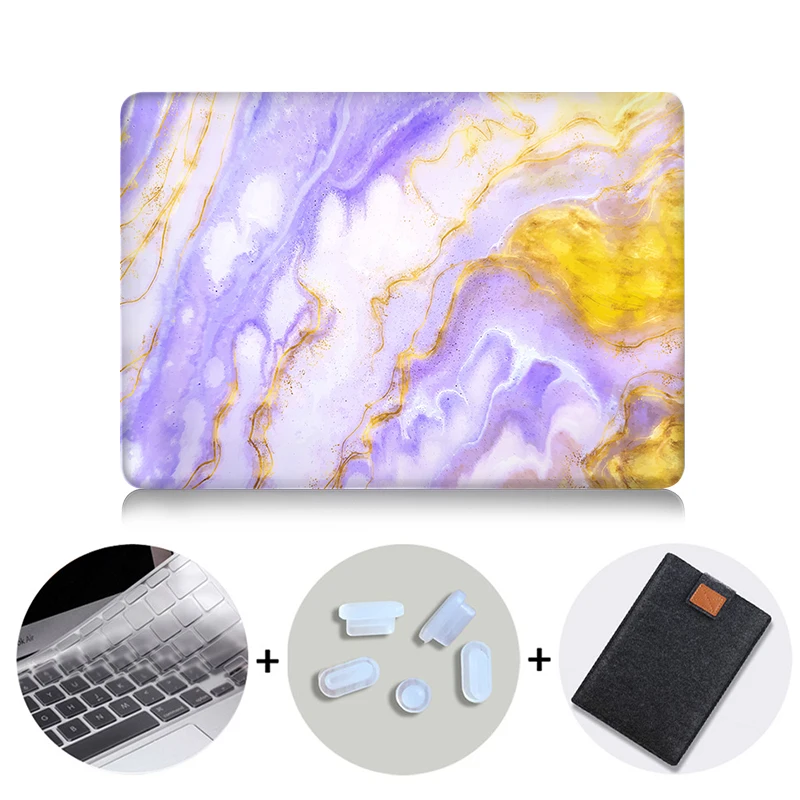MB08 MTT чехол для ноутбука Macbook Air 13 Чехол под мрамор для Mac book Air Pro retina 11 12 13 15 дюймов Сенсорная панель сумка для ноутбука - Цвет: MB08
