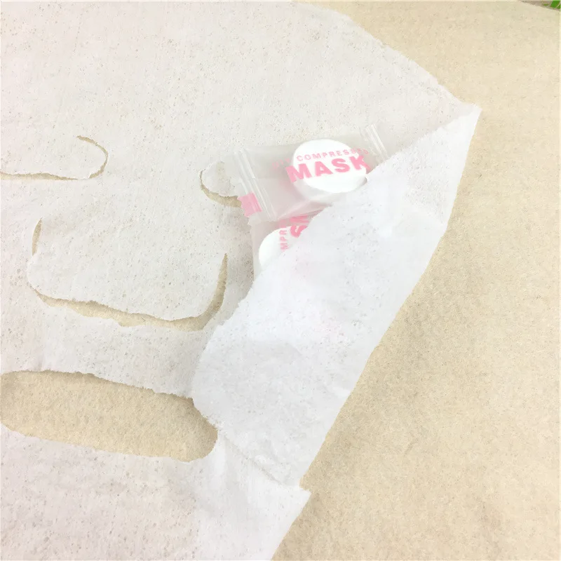 Facemask Высококачественная прессованная маска для лица 1 шт. DIY чистый хлопок конфеты Мужской воды увлажняющий Facemask