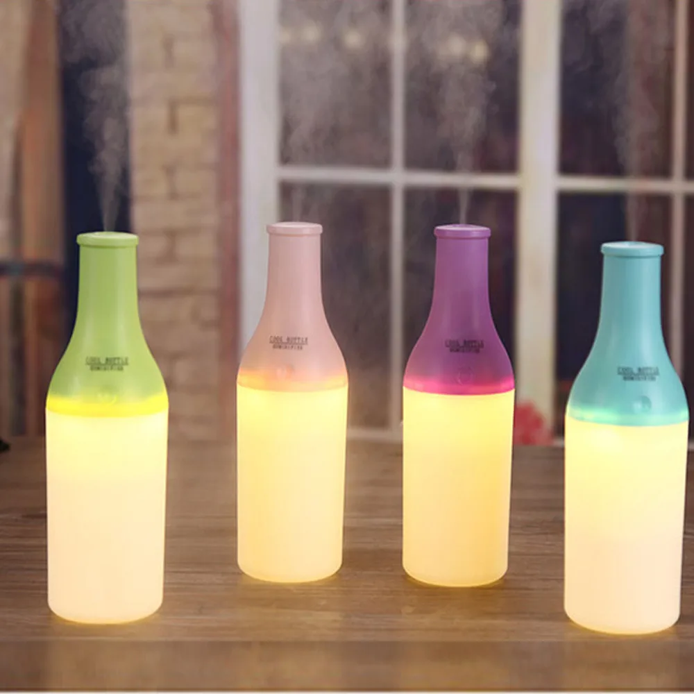 

USB Portable Mini Wine Bottle Humidifier Air Diffuser Aroma Mist adjuststemperature aromaticdiffuser atomizinghumidifier Bottle