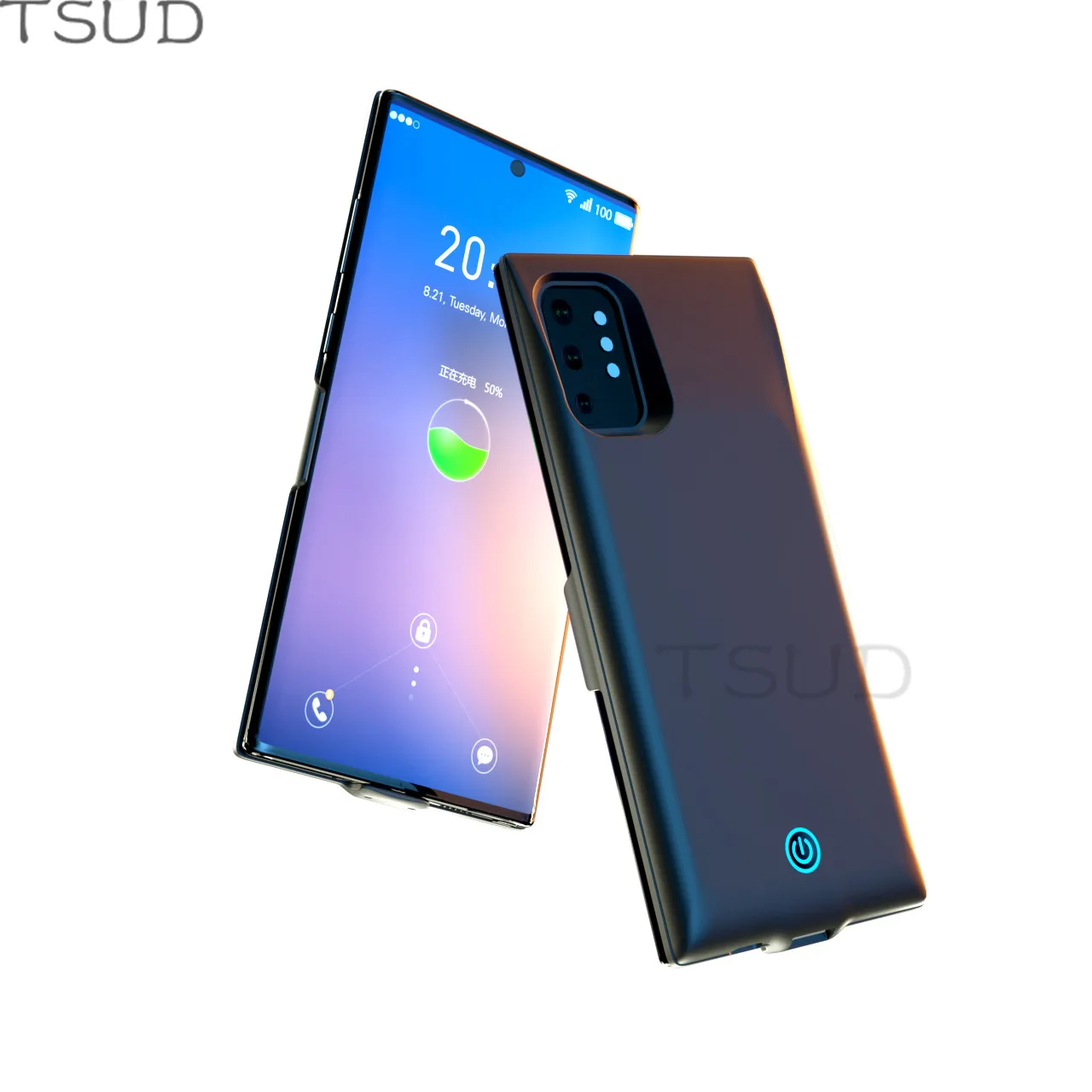 7000 мАч зарядное устройство чехол для samsung Galaxy Note 10 Pro внешний переносной заряжающий чехол для samsung Galaxy Note 10 Pro
