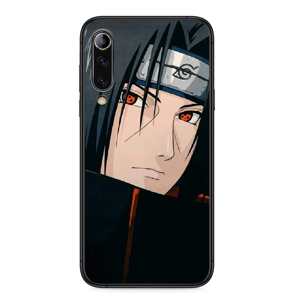 Чехол для телефона Naruto Uchiha Itachi Sasuke eye Xiaomi Mi 6 8 A1 Note3 A2 9 CC9 9T A3 MIX 2S 3 Lite SE Pro black Etui