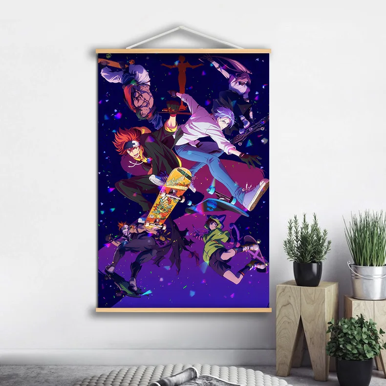 SK8 the Infinity Group Purple Border 44-Inch Wall Scroll