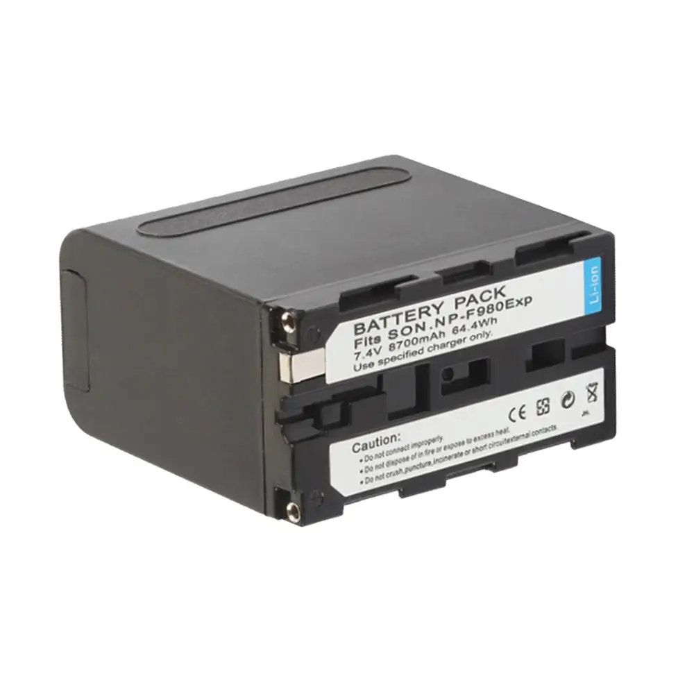 4X NP F960 NP-F970 NP-F960 NP-F980 NP F980 NP F970 F960 Замена батареи светодиодный Мощность индикатор для SONY HVR-HD1000E HVR-V1J