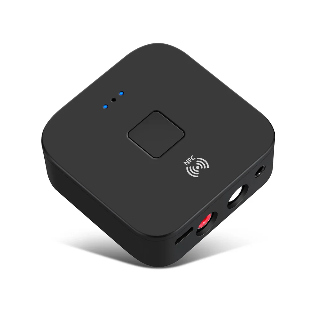 KEBIDU HIFI NFC Bluetooth приемник беспроводной адаптер v5.0 AUX/2RCA автомобильный музыкальный аудио приемник для динамика наушников Автоматическое включение/выключение