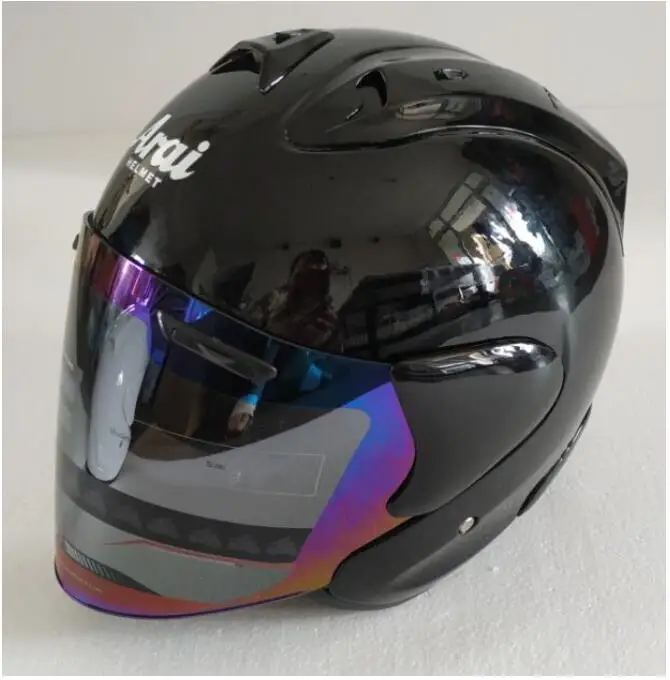 Arai R3 шлем мотоциклетный шлем с открытым мотокроссом размер шлема: S M L XL XXL, Опционный трехцветный объектив 26 - Цвет: color