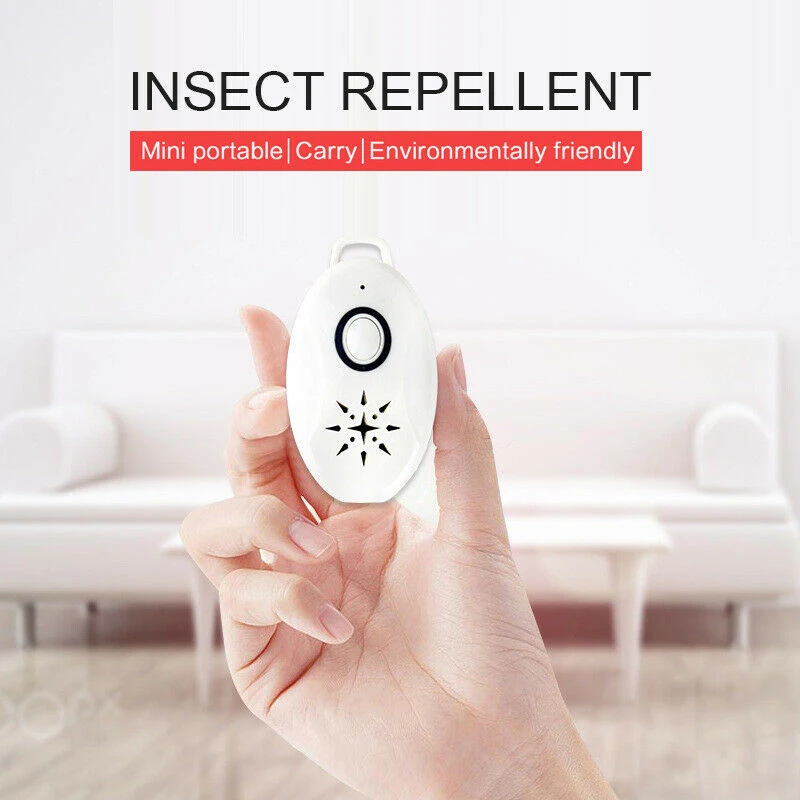New Ultrasonic Flea Tick Repeller Mini Portable Ultrasonic Pest Reject Mosquito Mouse Killer Portable Ultrasonic Mosquito Killer