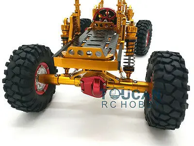1/10 осевой SCX10 D90 Рок Гусеничный ЧПУ RC модель автомобиля алюминиевый сплав рама шасси