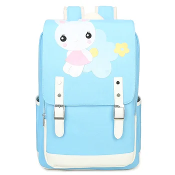 

Students Schoolbag Waterproof Large Blue Backpack for Children Medium School Woman Bagpacks for School Teenages Daypack Bookbag