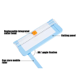 

A3A4 Paper Cutter Precision Sliding Paper Cutter Photo Card Craft Cutting Pad Ruler Guillotine JR Deals