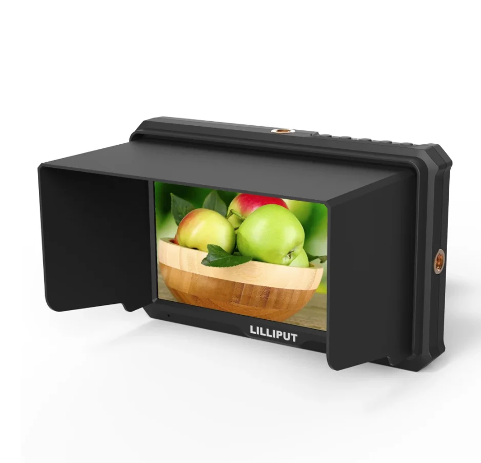 Lilliput A5 5" IPS 4K HDMI-compatible Camera Monitor for DSLR or Mirrorless Camera, Camera-top Field Video Monitor