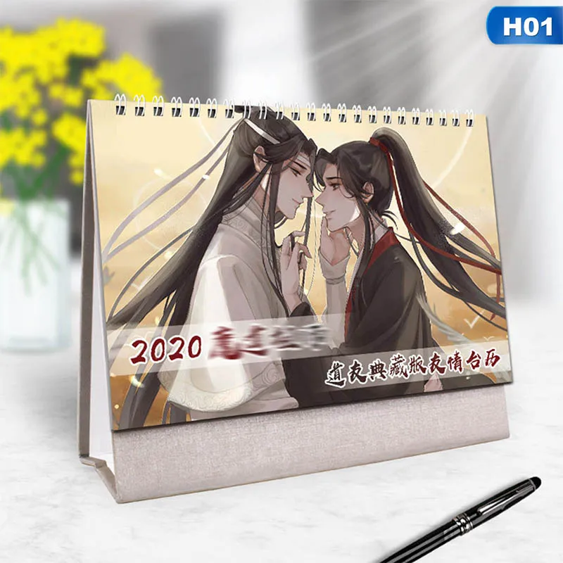 Год Kawaii MODAOZUSHI настольный календарь, мини настольный календарь, органайзер, планировщик, книга, календарь