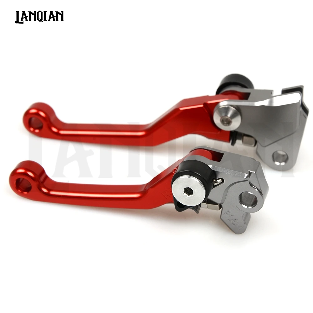 Для Suzuki RM85 RMZ250 RMZ450 DRZ400S мотоциклетные тормозные рычаги сцепления RM85 RMZ 250 450 DRZ400S SM 2005- CNC аксессуары - Цвет: Red