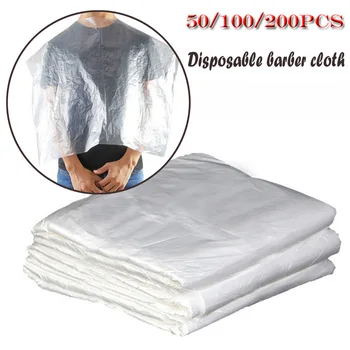 

50/100/200Pcs/set Kitchen Hair Salon Disposable Waterproof Hair Washing Pad Clear Shampoo Bags Capes Hair Cleaning Shawl Tools