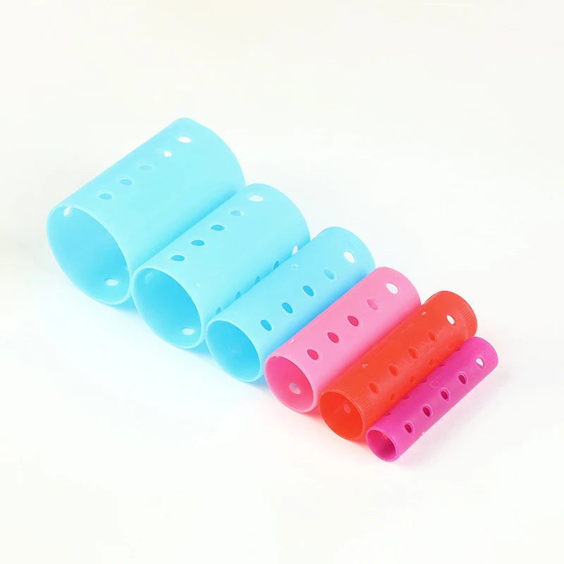 Plastic Hair Rollers Hair Pins Kit Cold Perm Rods Curler Bars Air Bang Clip Curling Fluffy Wavy Maker 3 Packs/set 44mm 1508