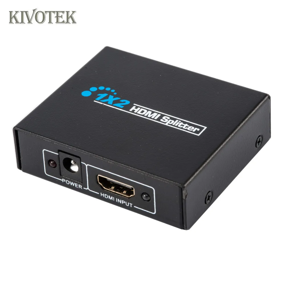 1080p HDMI split ter 1x2 адаптер split 1 to Double Hdmi усилитель двойной дисплей для DVD HDTV цифрового видео split ter