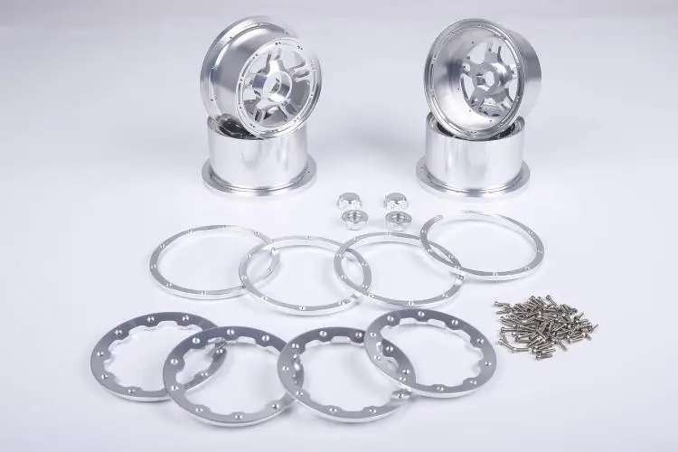Алюминиевая ступица колеса. Обод колеса для 1/5 HPI, км Rofun Baja 5b ss, 5t 2,0 rc автомобиль Запчасти 4 шт./компл