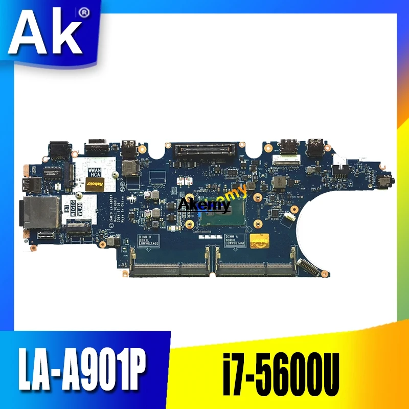 Материнская плата для ноутбука DELL Latitude 15 E5450 i7-5600U cpu ZAM70 LA-A901P протестирована на