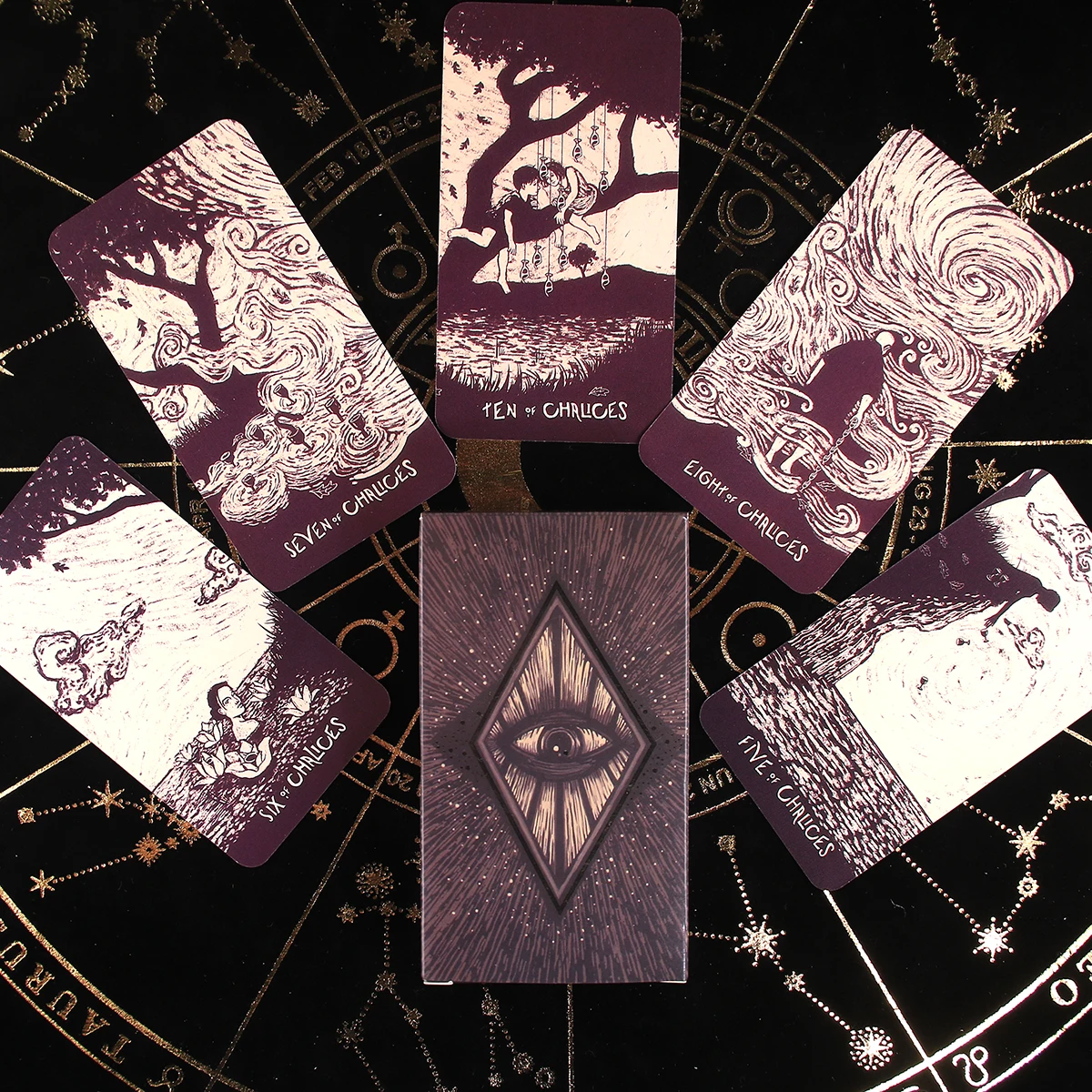 Cartas de Tarot en inglés, juego de mesa de adivinación, libro guía electrónico, 78 cartas