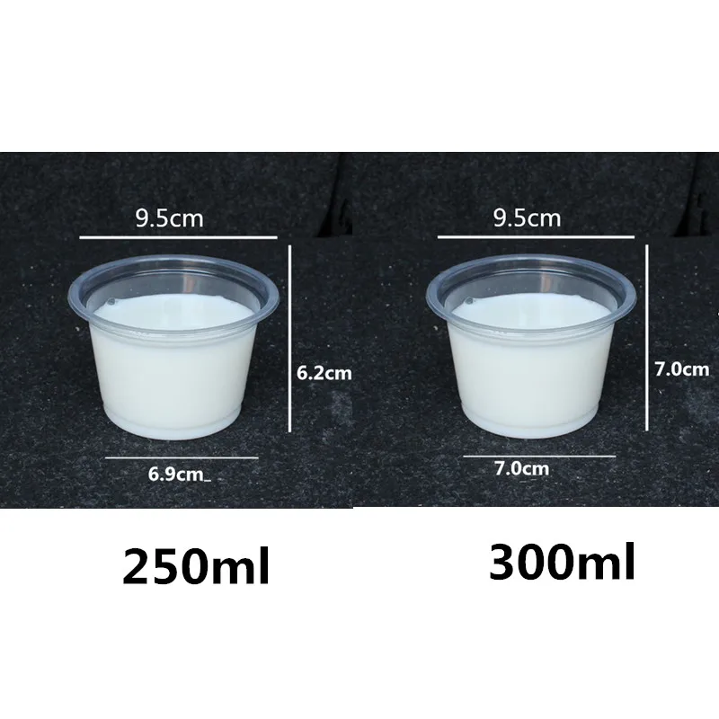 Прозрачная одноразовая маленькая пластиковая коробка высокого качества 50 шт. 250