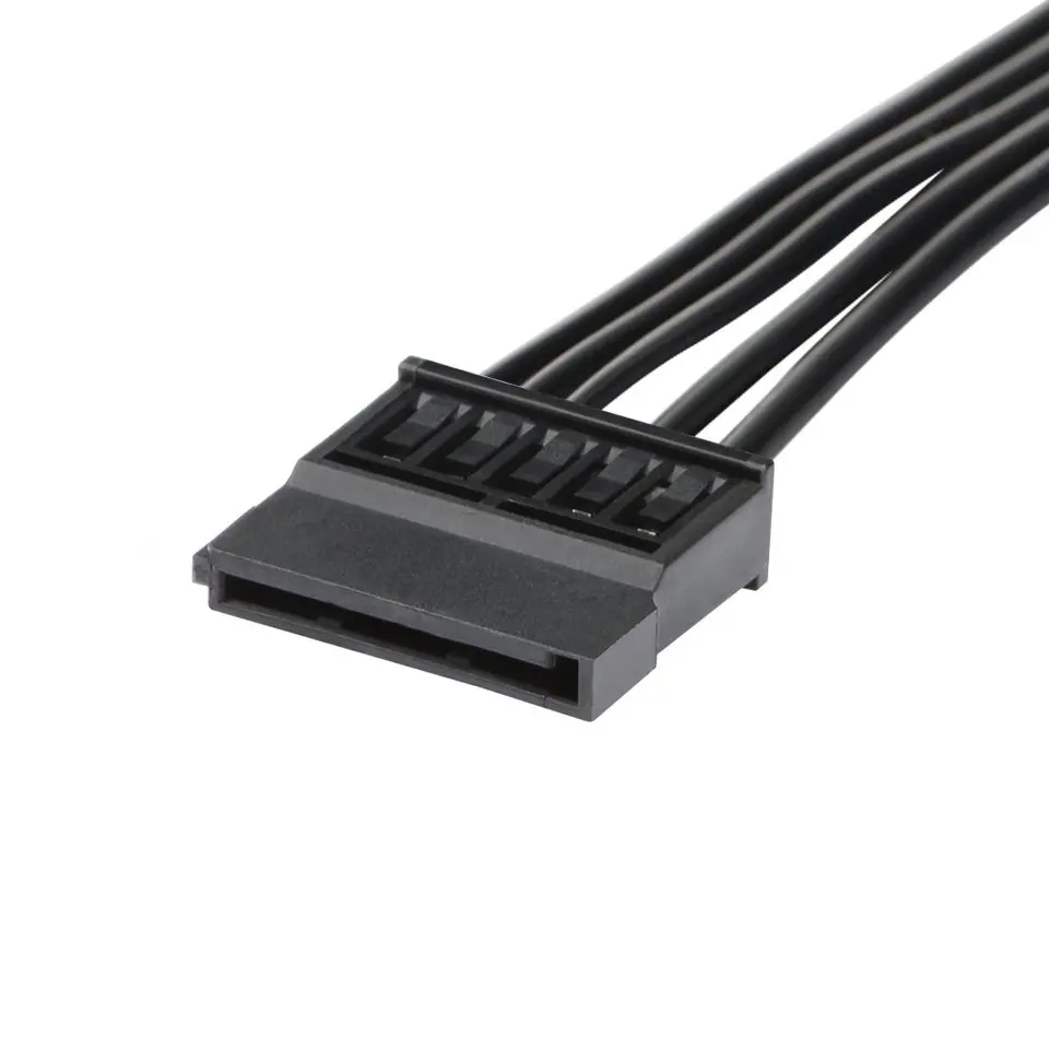 Cavo Di Prolunga Di Alimentazione SATA Da 15 Pin Maschio A Femmina A 5 Fili HDD SSD Per PC 0,2 M, 0,3 M, 0,6 M, 1 M - Foto 3