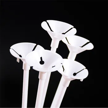 

5pcs/lot 20cm Latex Balloon Sticks For Balloons Holder Sticks With Cup Party Decoration Accessories