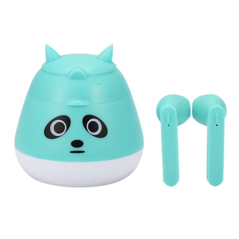 Мультяшная Милая bluetooth-гарнитура 5,0, беспроводная мини Bluetooth стереогарнитура, Спортивная гарнитура с микрофоном